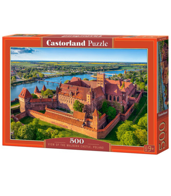 500 dalių dėlionė - Malborko pilies vaizdas, Lenkija