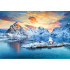 Puzzle 1000 vienetų – Saulėtekis Sakrisoy, Lofotenai, Norvegija C-105366-2