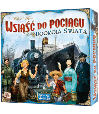 Rebel Žaidimas Įlipti į Traukinį Aplink Pasaulį - dvipusė lenta GR0750