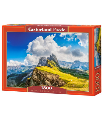 Puzzle 1500 Dalių Majestingi Dolomitai, Italija C-152247-2