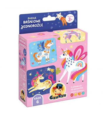CzuCzu dėlionė - Pasakiški vienaragiai 3+