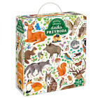 CzuCzu Džiunglių Gyvūnų Dėlionė 300 Detalių 7+