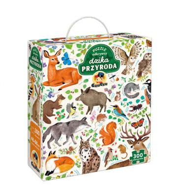 CzuCzu Džiunglių Gyvūnų Dėlionė 300 Detalių 7+