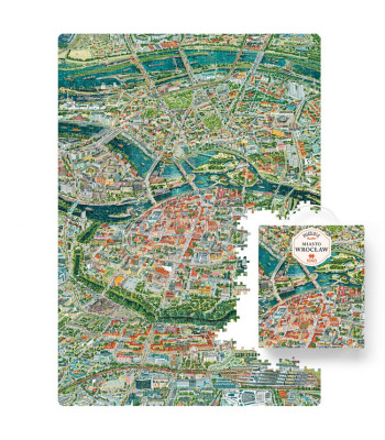 Puzzlove Miestas Vroclavas - 1000 Dalių