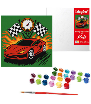 Piešimas pagal numerius vaikams 25x25cm KHO1315 Pergalės akimirka AP0082