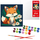 Tapyba pagal skaičius vaikams 25x25cm KHO6299 Graži laputė