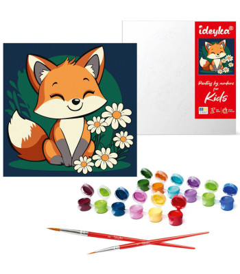 Tapyba pagal skaičius vaikams 25x25cm KHO6299 Graži laputė