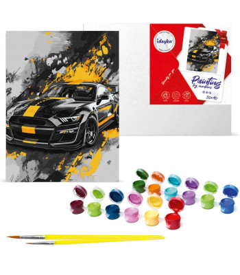 Tapybos rinkinys pagal skaičius 30x40 cm KHO5155 Sportinio stiliaus AP0091