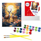 Tapyba pagal skaičius 40x50 cm KHO6602 Dėkingas elnias AP0113