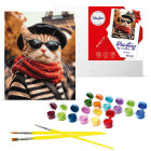 Tapyba pagal numerius 40x50 cm KHO6705 Pūkuotukas Paryžiuje AP0115