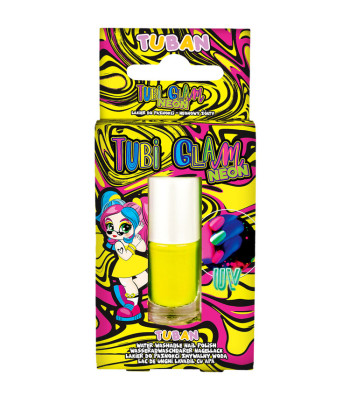 Tubi Glam neoninis geltonas nagų lakas vaikams