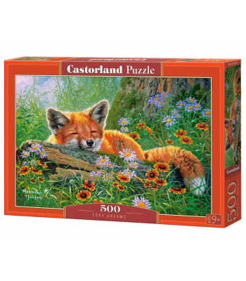 Puzzle 500 dalių B-53872 Foxy Dreams lapė