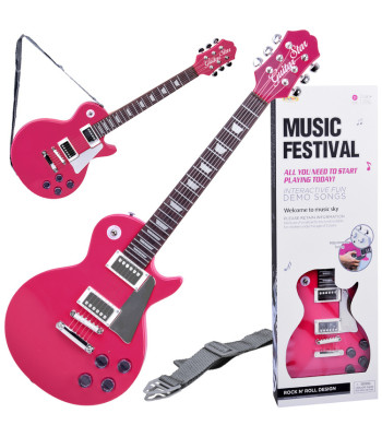 Elektrinė gitara su diržu – muzikinis žaislas vaikams IN0170