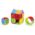 Little Tikes Kūrybiniai spalvoti Kubo Konstruktoriai WAFLE 60 vnt. + maišelis