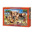 Puzzle 1500 dalių Savana Gyvūnai