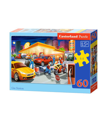 Puzzle 60 elementų degalinė