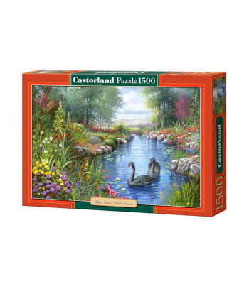 Puzzle 1500 dalių - Juodieji Gulbės, Andres Orpinas