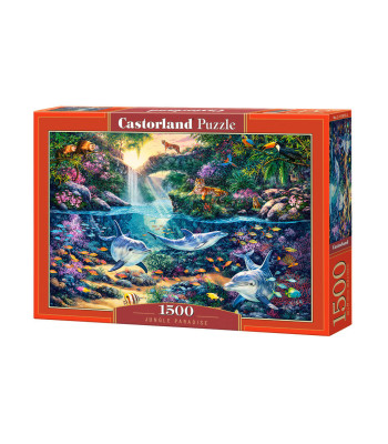 Puzzle 1500 el. Džiunglių Rojus