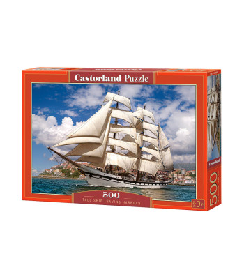 Dėlionė 500 dalių Tall Ship Leaving Harbour