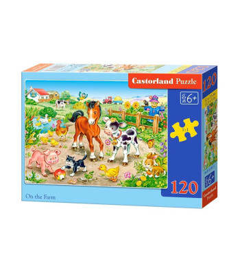 Puzzle 120 dalių Ūkyje