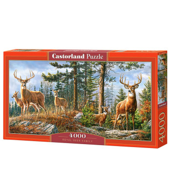 Puzzle 4000 el. Royal Deer Family
