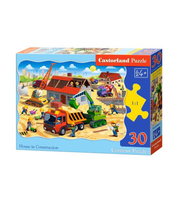 Puzzle 30 el. Namas statybose