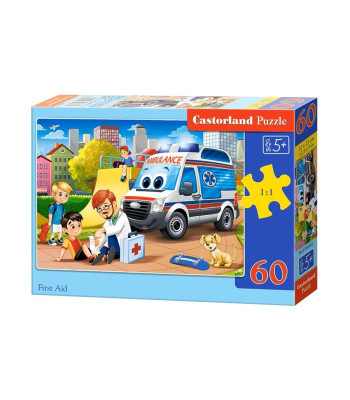 Puzzle 60 elementų First Aid