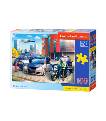 Dėlionė 100 detalių - Policijos Stotis