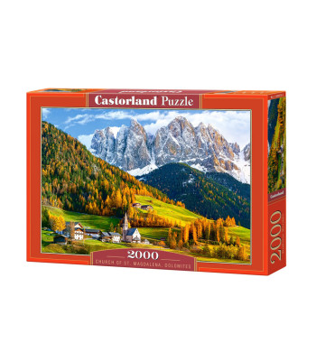 Dėlionė 2000 el. Šv. Magdalenos bažnyčia, Dolomitai