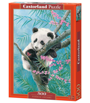 Puzzle 500 dalių Bamboo Dreams su panda