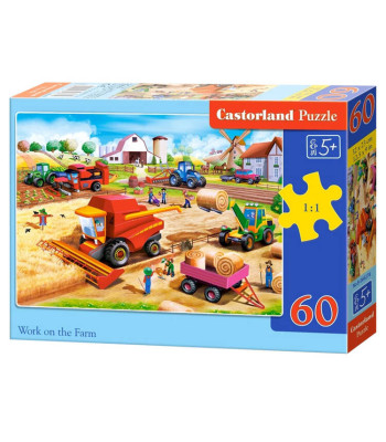 Puzzle 60 dalių Darbas ūkyje
