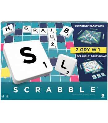 Mattel Žaidimas Scrabble 2in1 (lietuviška versija) - atnaujinta versija