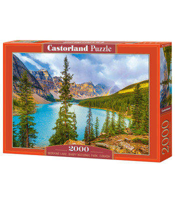 Dėlionė 2000 dalių Moraine Lake Banff Nacionalinis Parkas Kanada