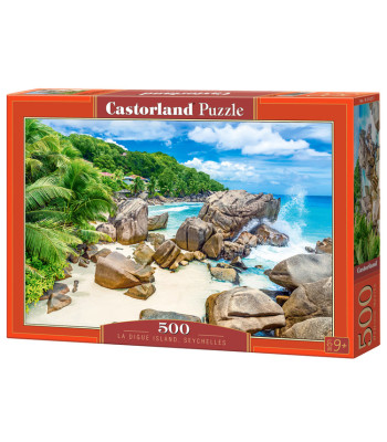 Dėlionė 500 dalių - La Digue sala, Seišeliai B-54251