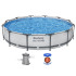 Bestway Stelažinis Baseinas 6,473L 366x76cm su Pompa ir Filtru