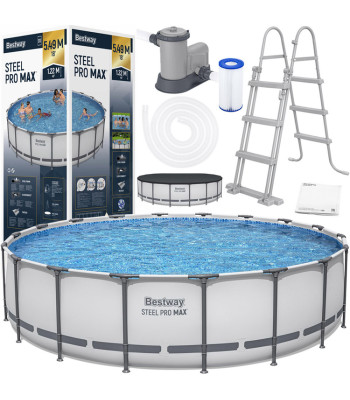 Bestway Stelažinis Baseinas 549x122 cm 11in1 56462