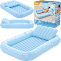 Bestway paplūdimio čiužinys 214x155cm su pagalve ir puodelio laikikliu