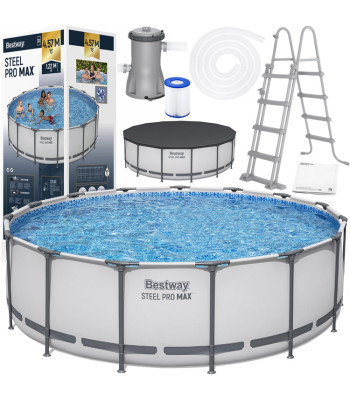 Bestway Rėminis Baseinas 457x122cm 11in1 56438
