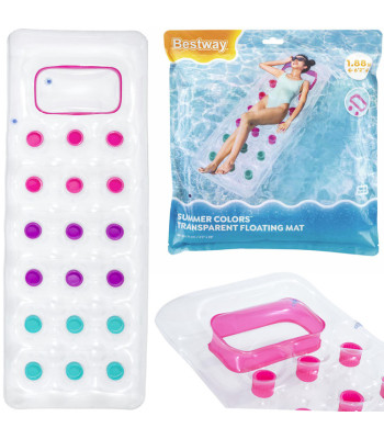 Bestway Pripučiamas Čiužinys Plaukimui su Langeliu 1 Asmeniui 188x71 cm