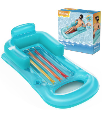 Bestway pripučiamas čiužinys su atlošu ir puodelio laikikliu 161 cm