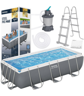 Bestway Rėminis Baseinas 404x201x100cm 10in1 56442