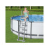 Bestway baseino kopėčios 132cm - saugios antislidžios metalinės 58332