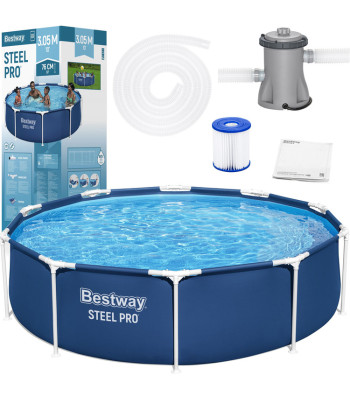 Bestway Rėminis Baseinas 305cm x 76cm 8in1 56679
