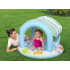 Bestway Vaikiškas Baseinas su Stogeliu ir Pripučiama Dugno Dalimi Mėlynas-Baltas 104cm 52638