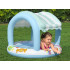 Bestway Vaikiškas Baseinas su Stogeliu ir Pripučiama Dugno Dalimi Mėlynas-Baltas 104cm 52638