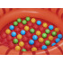 Bestway sausas baseinas su kamuoliukais raudona panda 107x94 cm + 50 kamuoliukų