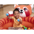 Bestway sausas baseinas su kamuoliukais raudona panda 107x94 cm + 50 kamuoliukų