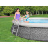Bestway metalinė kopėčios baseinui 84cm 58430