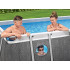 Bestway Rėminis Baseinas Splashview 488x244x122cm Pilka Ratanas 10in1 561MB