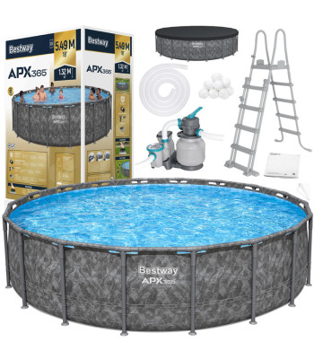 Bestway Stelažinis Baseinas Visus Metus 549x132cm 6in1 561KC